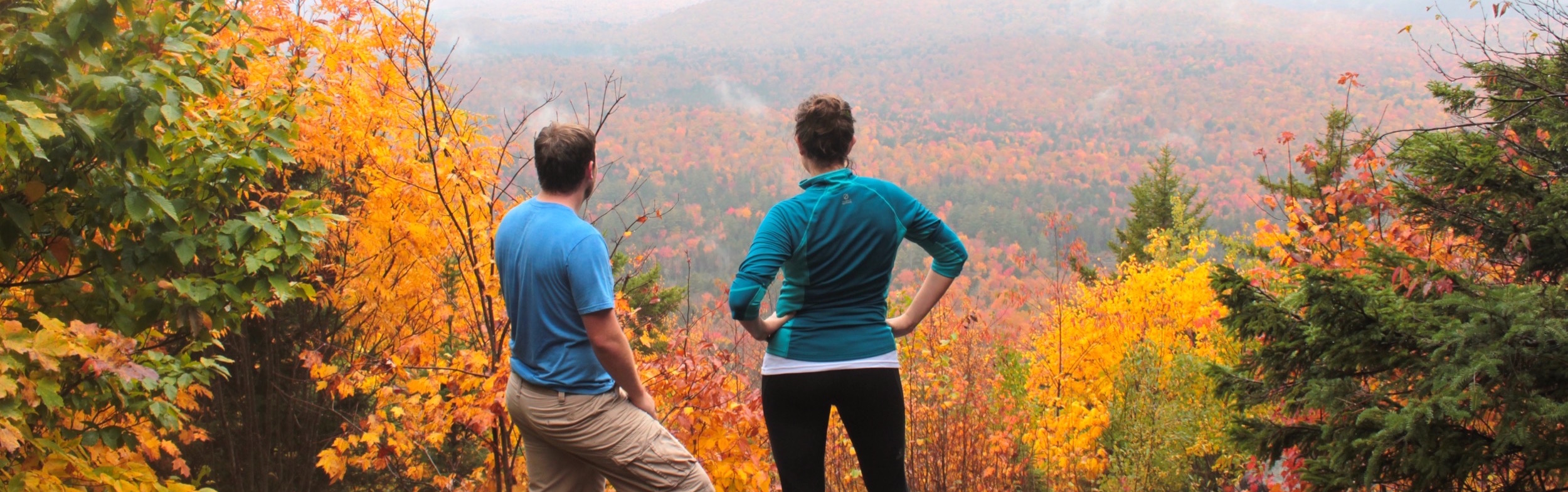 Fall colors on a hike